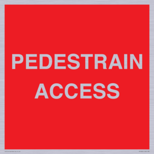 PEDESTRAIN ACCESS